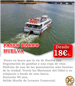 barco Huelva paseo