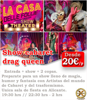 Show cabaret en Alicante