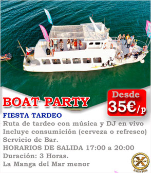 boat party Murcia