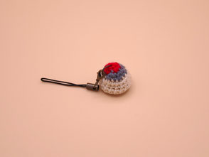 お灸みたいなちいさな編みぐるみチャーム　ストラップコード