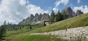 Panorama am Grödner Joch