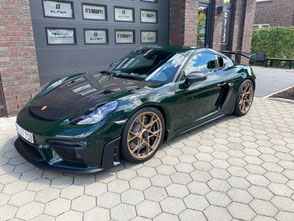 Porsche 718 GT4 RS PPF Elfer Folien bester Folierer Lackschutzfolie Hamburg 