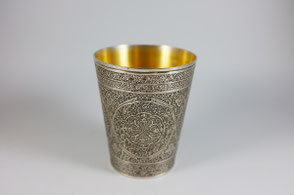 Becher Silber Gravur Persien