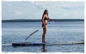 Stand Up Paddling Kids an der Surfschule Ostsee in Rerik- Stehbereich