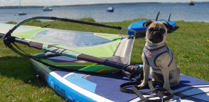 windsurfkurs an der ostsee während corona virus