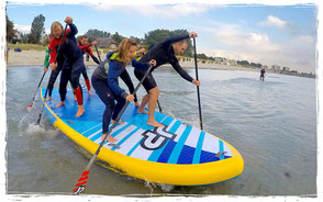 XXL Stand Up Paddling an der ostsee in Rerik