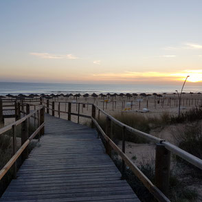Steg zum Strand