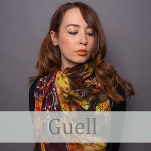 silk scarves for women from UK artist designer