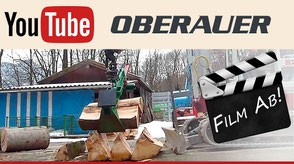 Holzspalter MiniBagger, Oberauer Transporte Nußdorf