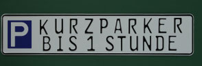 Parkschild Standard  Parkschilder Parkplatz Schild