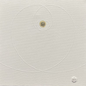 THREE GODDESSES 41   273mm*273mm   S3   2025 acrylic on canvas, wood