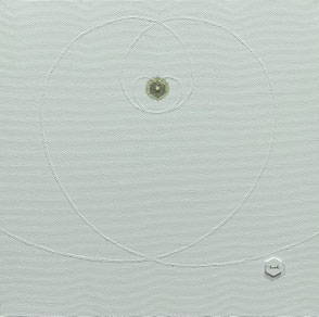 THREE GODDESSES 40   273mm*273mm   S3   2025 acrylic on canvas, wood