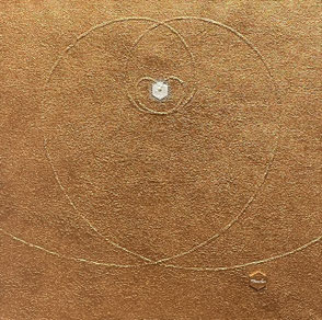 THREE GODDESSES 39   273mm*273mm   S3   2025 acrylic on canvas, wood