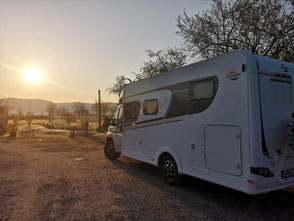 den Sonnenaufgang genießen