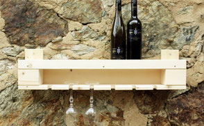 Flaschenregal ''Wino'' © Weck-Holz GmbH Leonberg, Oberpfalz