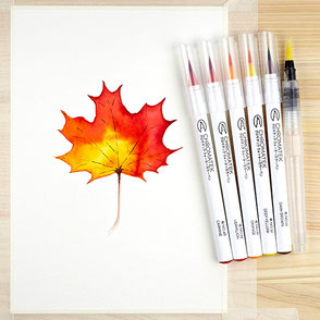Watercolor Brush Pen Tutorials Chromatek Professional Art Supplies