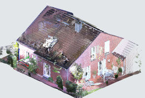 Laserscan Einfamilienhaus