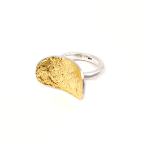 Feinsilber mit 24 k Gold Beschichtung, € 240.-