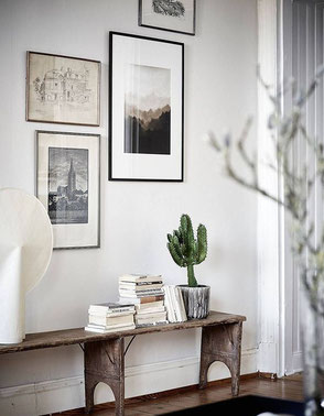 Monochrome Gallery Wall, image via thedesignchaser