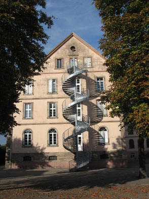 Escalier de secours - collège St Joseph - Matzenheim