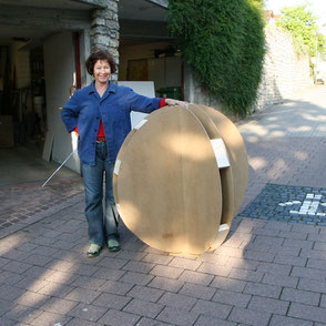 Entwurf Henkenhaf-Stark Brunnenskulptur Pforzheim Fußgängerzone