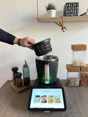 Thermomix TM7 met kookmandje – ideaal voor rijst, groenten of aardappels stomen