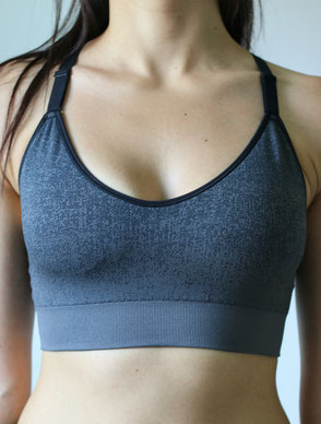 ALL ME SEAMLESS HEATHER - adidas brassière faible impact 