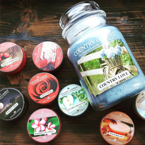 Country Candle Duftkerzen verschiedene Sortn