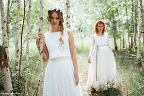 Hippie Brautkleider im Boho Stil    