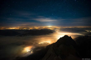 Künstliche Lichtquellen lassen unsere Nächte immer heller werden ©Dr. Olaf Broders