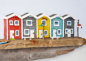 Christine Grandt - Treibholzkunst - Postkarte C6 15 x 10,5 cm - Miniatur, Skulptur, 