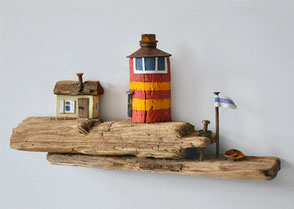 Christine Grandt - Treibholzkunst Christine Grandt - maritime Postkarte 15 x 10,5 cm