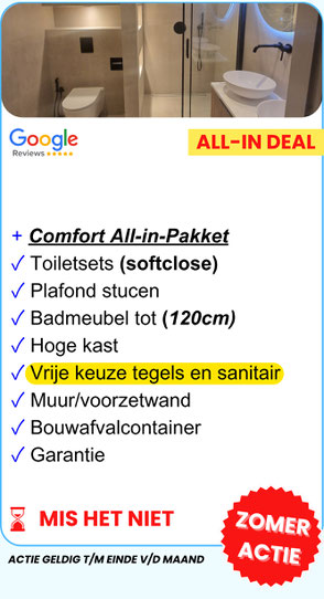 Premium All-In pakket Badkamer-Direct