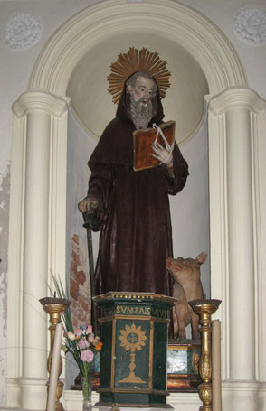 Cassano - Confrérie - Autel Saint-Antoine abbé