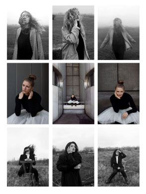 Kollage von Portaitfotografien der Fotografin Malina Bura aus Berlin