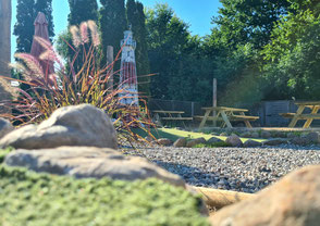 Minigolfen auf dem Minigolfplatz in Rerik an der Ostsee