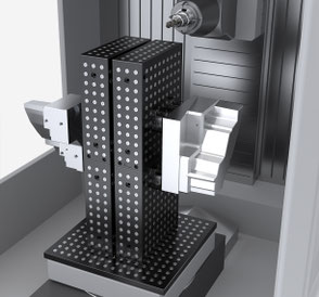 Fräsen 4 Achsen, Senkerodieren, Nullpunkt-Spannsystem für Fräsen