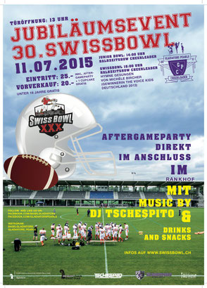 offizielles SWISSBOWL 2015 - Plakat