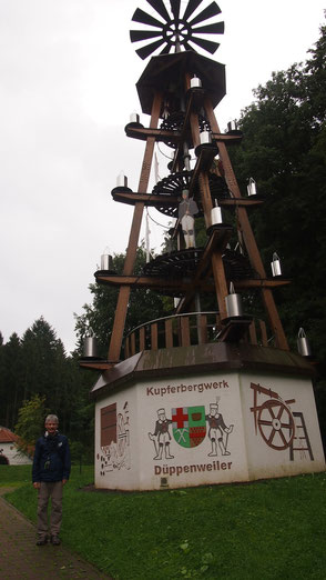 Beim Historischen Kupferbergwerk in Beckingen-Düppenweiler