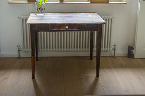 Tisch Küchentisch Vintage Antik Furniture Mülheim an der Ruhr Brocante Echtholz Grau Holz Alt Esstisch Möbel Ruhrgebiet Shabby Chic Landhaus Stil 