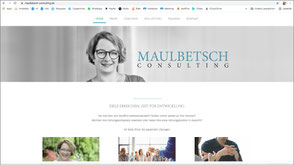 Foto der Homepage von Melanie Maulbetsch-Heidt