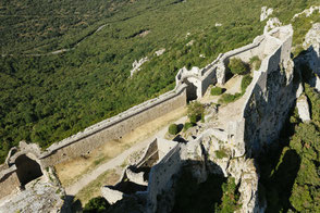 Triangular Wall of the courtyard