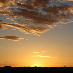 Sonnenuntergang Namibia