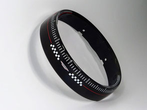 Displayring mit digitalem Druckdesign