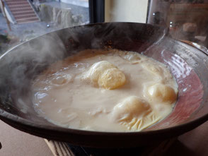 船山温泉　朝食　山梨　温泉　山の中の一軒宿　菜ちゃんのページ