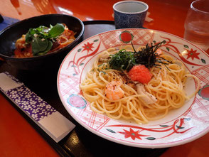 成田空港　お昼ご飯　パスタ　五右衛門　菜ちゃんのページ