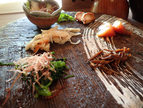 船山温泉　朝食　山梨　温泉　山の中の一軒宿　菜ちゃんのページ