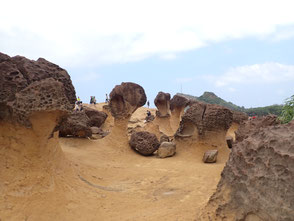 台湾　台北　野柳地質公園　菜ちゃんのページ