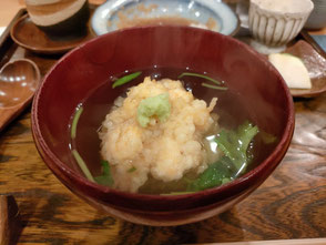 こちらは天茶漬け