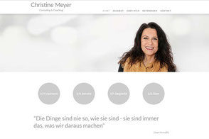 Christine Meyer, Consulting und Coaching. Trainings und Beratungen für Firmen und Privatpersonen, Zürich, St. Gallen, Bern, Luzern, Aarau, Basel. 